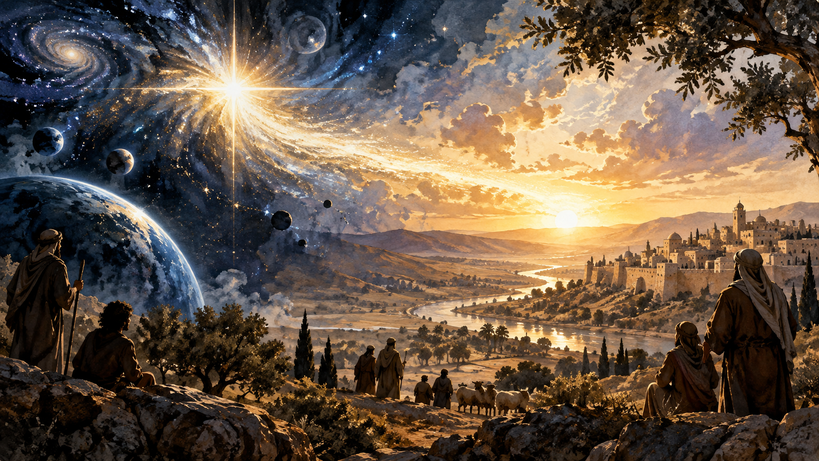 The Beginning illustrated Bible story